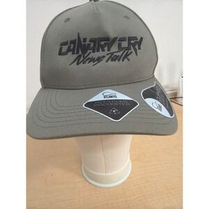 Atlantis Fiji Canary Cry News Talk Hat Olive Green Recycled‎ Polyester Cap NWT